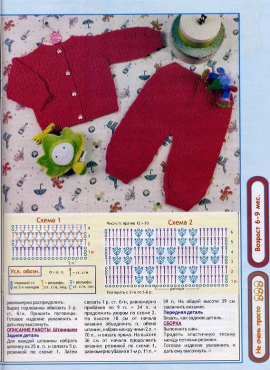 Вязание для детей. штанишки с лавстовицей для малыша спицами. мастер-класс
