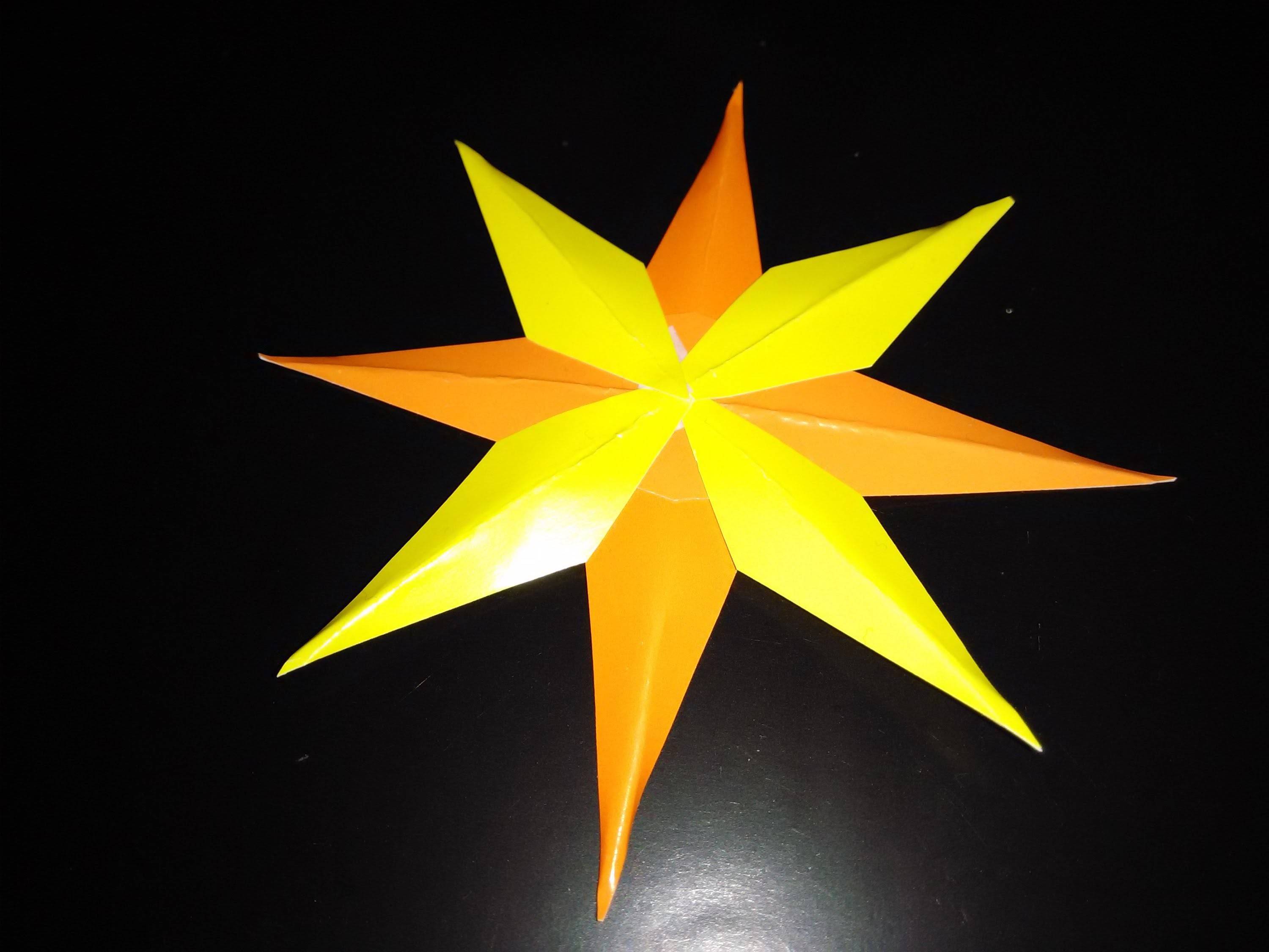 Как сделать красивую объемную звезду из бумаги на елку своими руками: инструкции с пошаговыми фото и видео-примерами