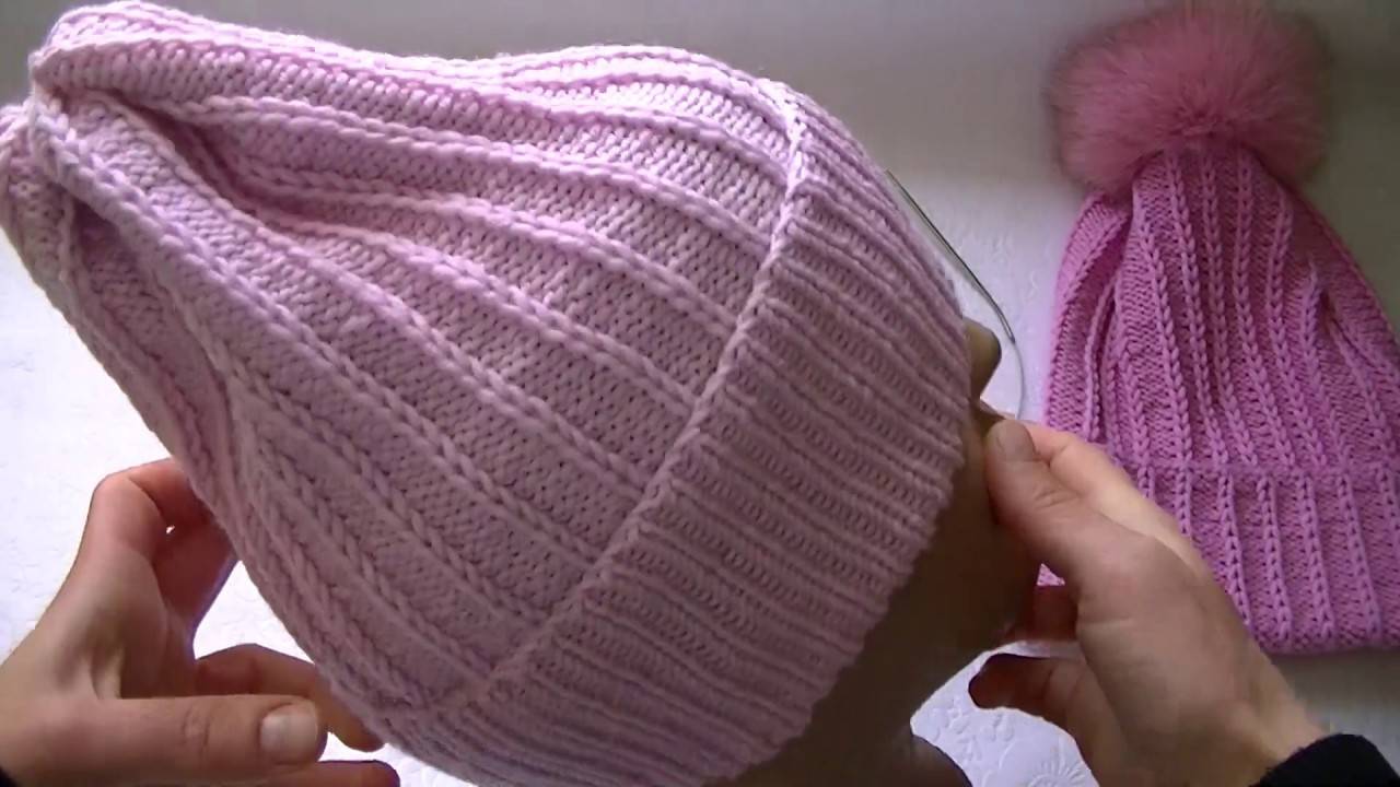 Убавление петель спицами на шапке: вяжем головные уборы правильно