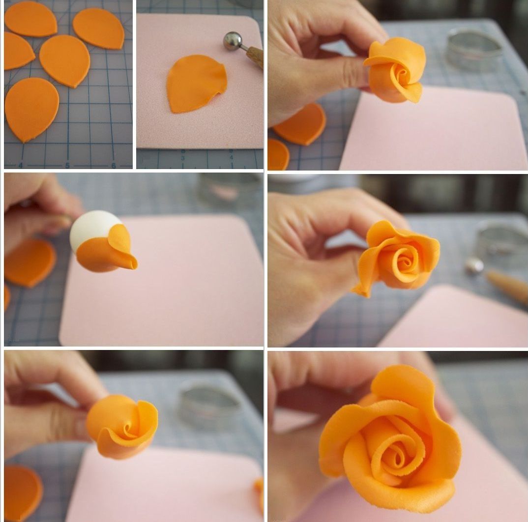Розы из полимерной глины — пошаговые мастер-классы для начинающих с фото, примерами. как слепить розу из полимерной глины — инструкция с фотографиями