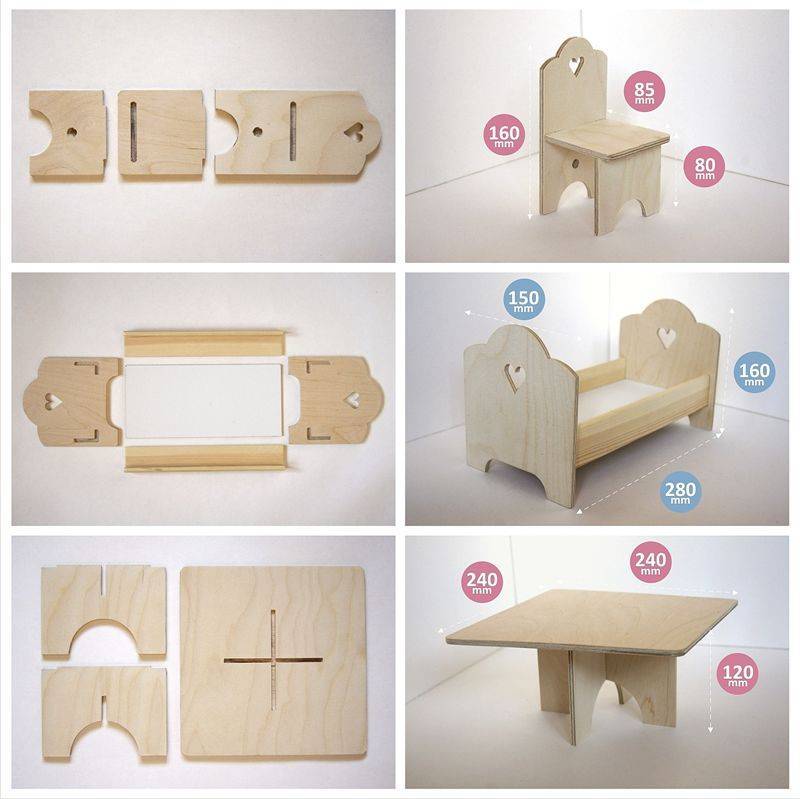 Мебель из картона своими руками, выкройки и схемы, этапы создания