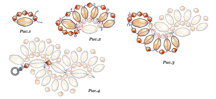 Браслеты из бисера своими руками со схемами