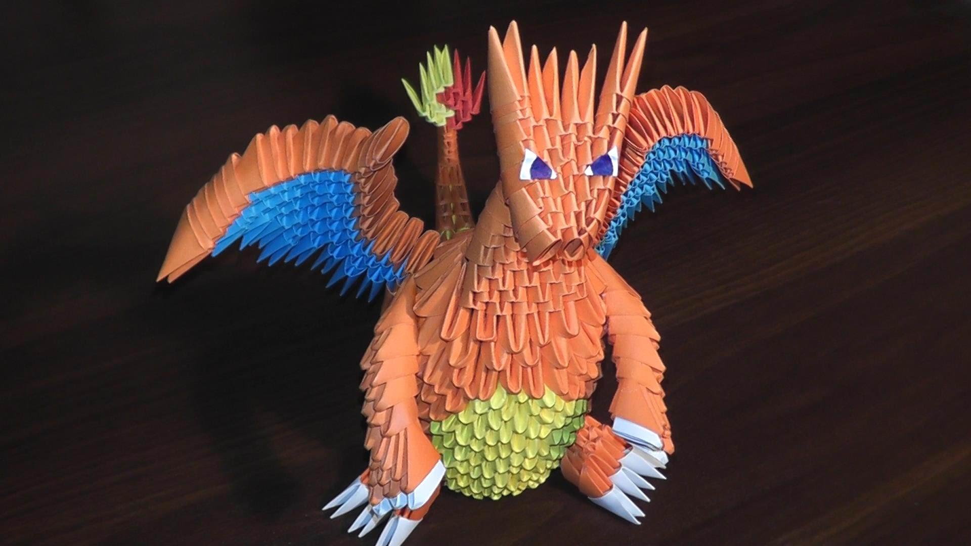Модульное оригами, животные: схемы сборки, крепления модулей, подробное описание работ с модульными оригами