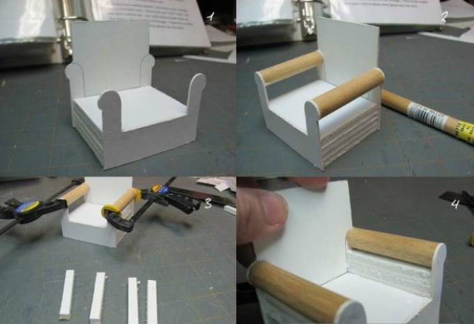 Стол из картона своими руками: простые проекты с пошаговыми фото