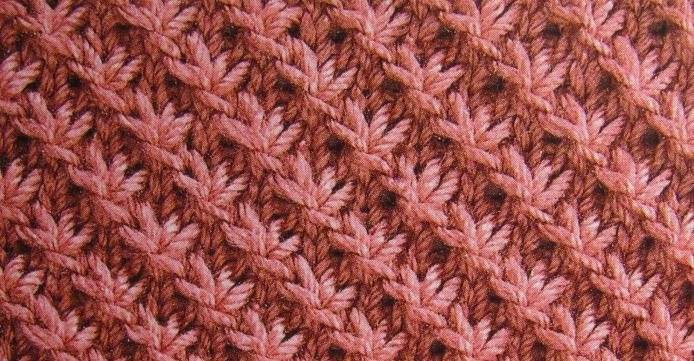 Узор двухцветные звёздочки спицами ( узор астры )-i love to knit - онлайн