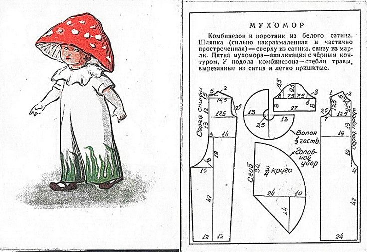 Выкройки грибов из ткани, советы и мастер-класс - handskill.ru