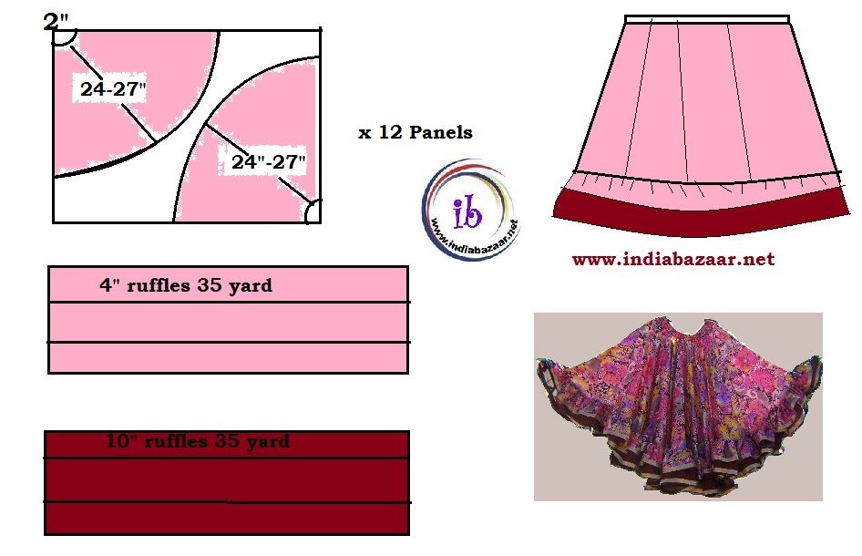 Шьем цыганскую юбку.. обсуждение на liveinternet