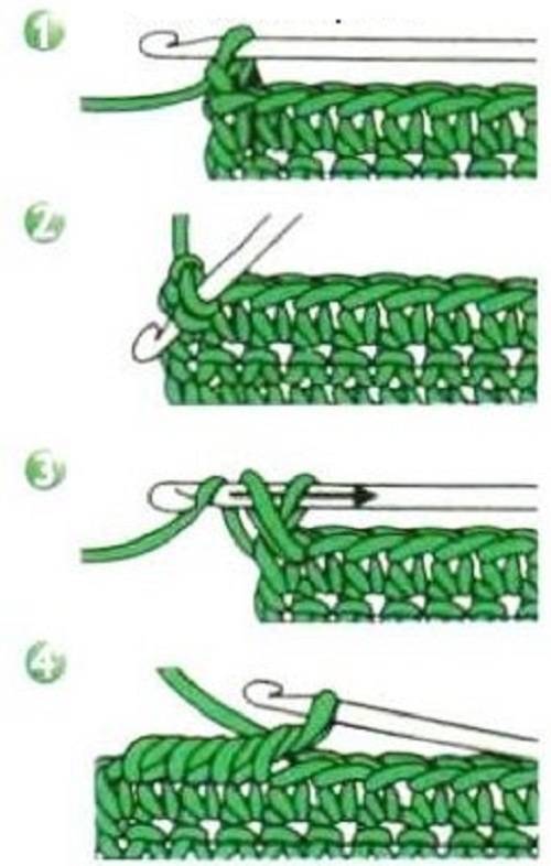 Вязание крючком «рачий шаг». пошаговая инструкция