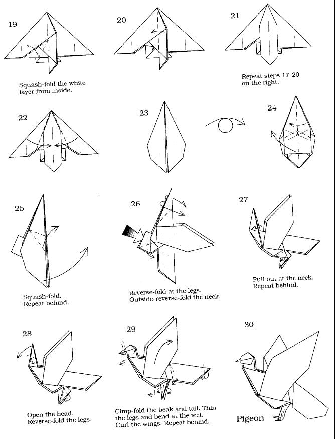 Оригами птица из бумаги для детей - 110 фото с красивыми идеями!