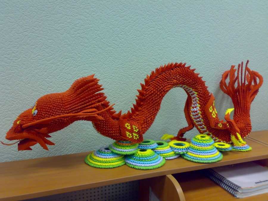 ᐉ дракон с крыльями. модульное оригами. мастер-класс - sssr-master.ru