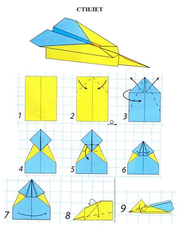 Как сделать самолет из бумаги своими руками - схемы и поэтапная инструкция