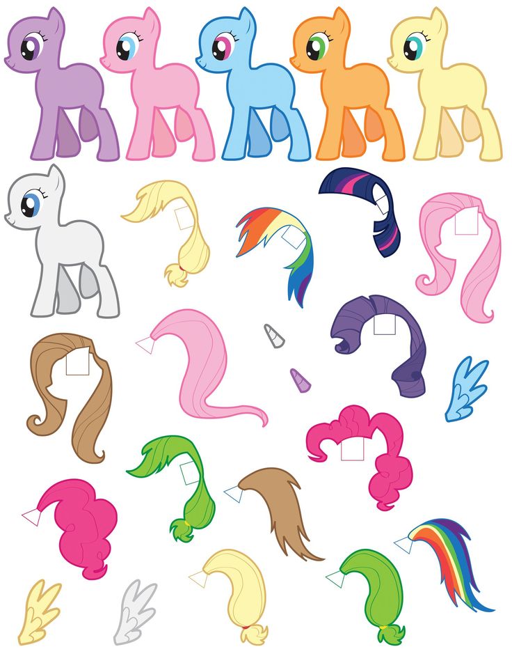 My little pony, полный список персонажей