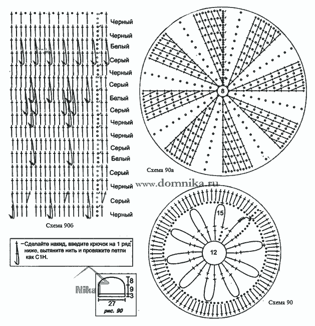 Шапка вязанная крючком для женщин после 40 лет описание схемы