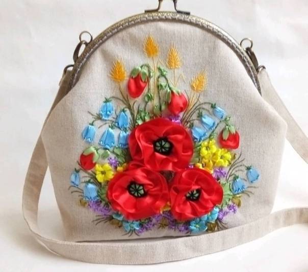 Вышивка сумки лентами: как создать вышивку лентами на сумке пошагово art-textil.ru