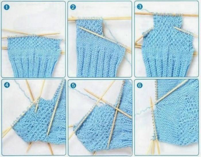Как вязать пятку носка спицами: подробная инструкция с фото описанием схем вязания для начинающих