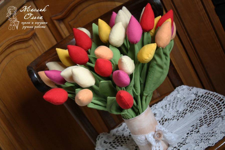 Поделка тюльпаны: подробная инструкция как сделать красивые цветы своими руками (105 фото)