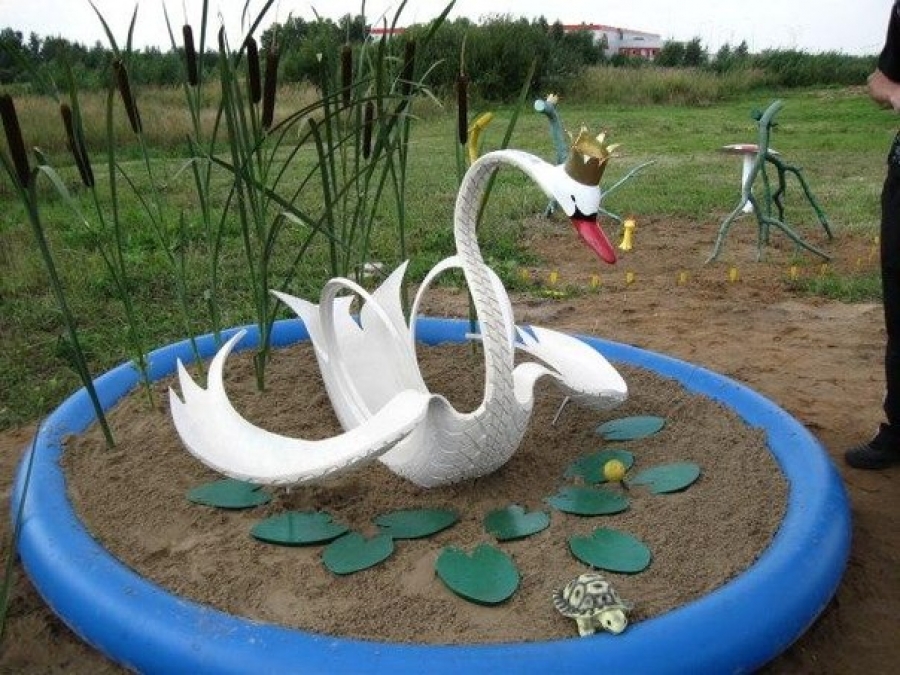 Лебеди с шин фото