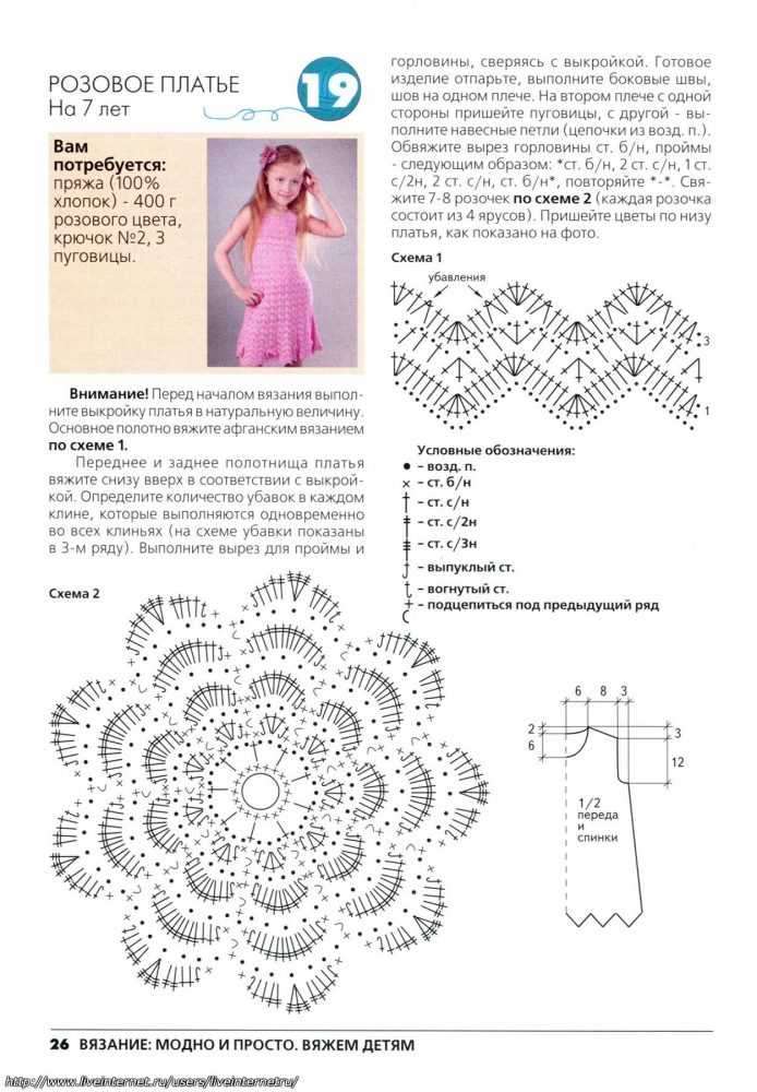 Платье для девочки крючком на 1, 2, 3 года. схемы и описание, пошаговая инструкция для начинающих, фото и видео уроки
