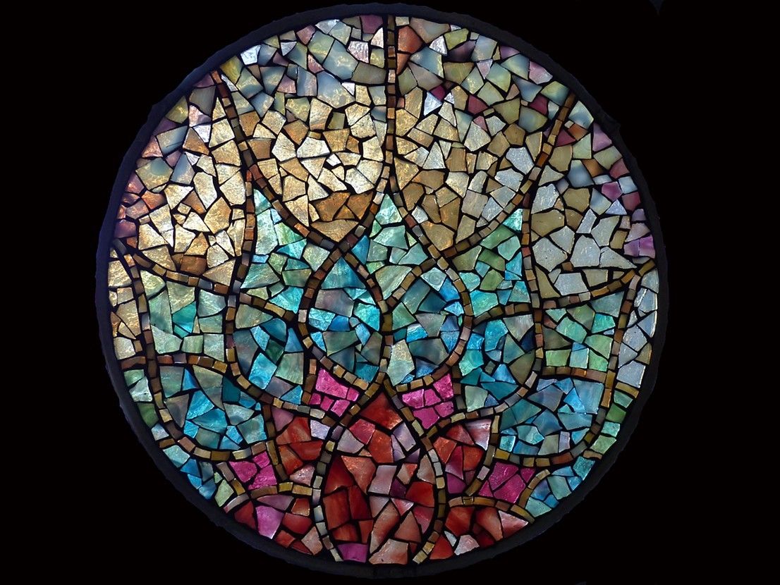 Мозаика из стекла