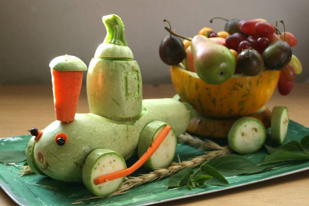 Поделки из овощей и фруктов (160 фото) - коробочка идей и мастер-классов