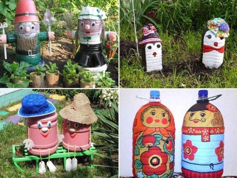 Поделки из пластиковых бутылок для сада и огорода: 6 мастер-классов своими руками с фото и описанием