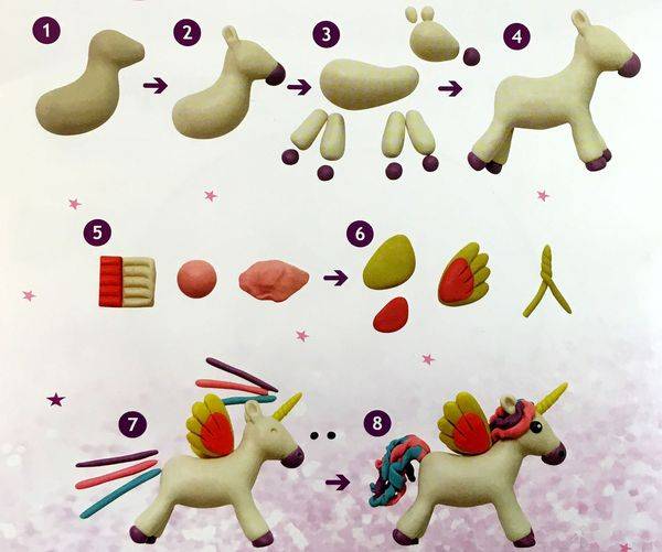 Как слепить из пластилина лошадь — инструкция с фото