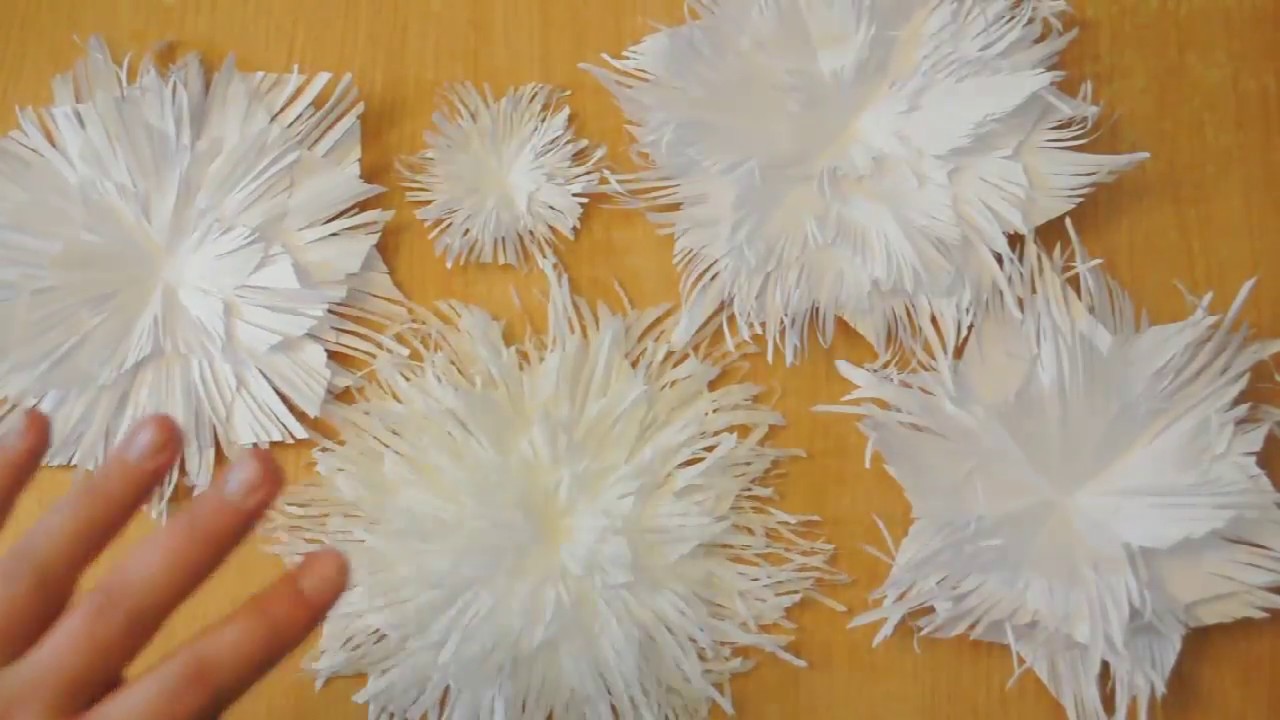 Объемные снежинки из бумаги своими руками на новый год: фото, идеи 2019