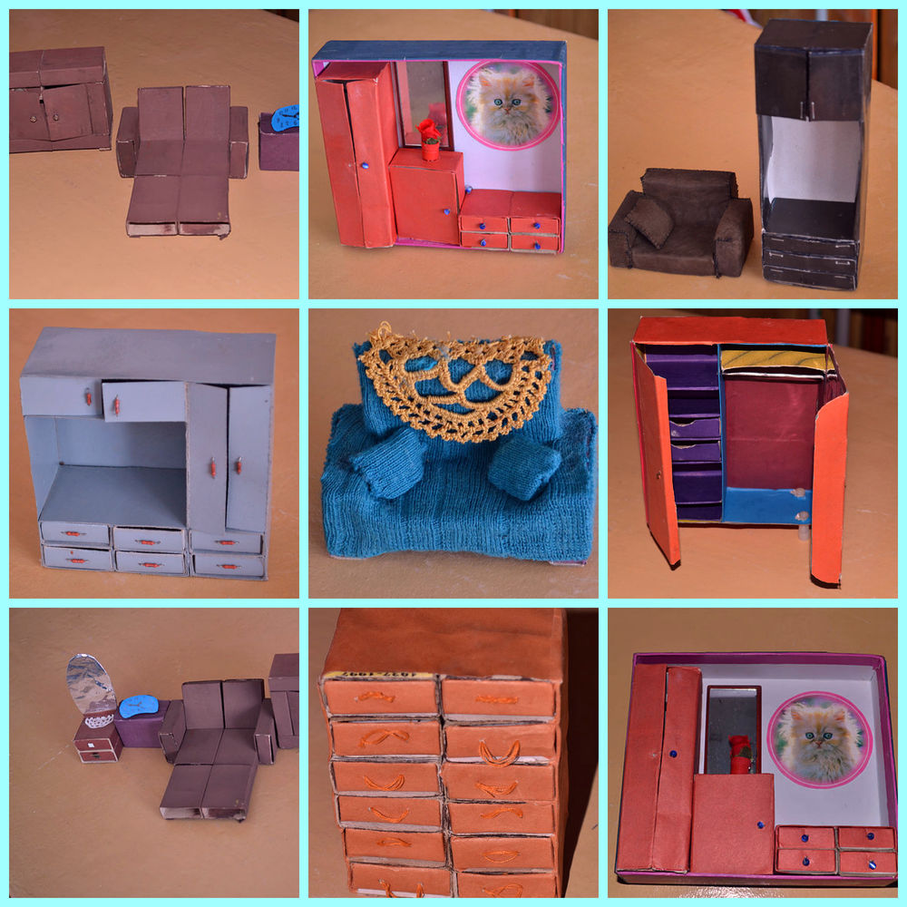 Поделки из спичечных коробков своими руками: идеи со схемами