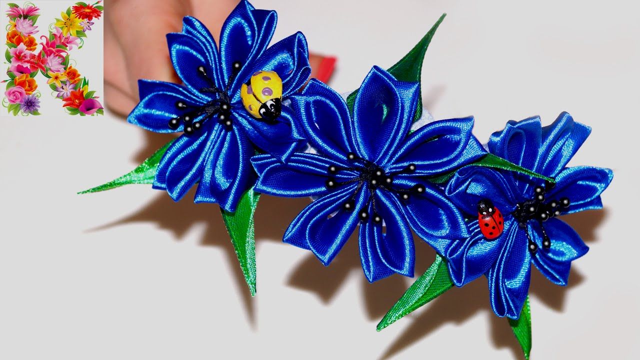 Цветы из атласных лент своими руками: мастер-класс для начинающих по созданию уникальных украшений (120 фото)