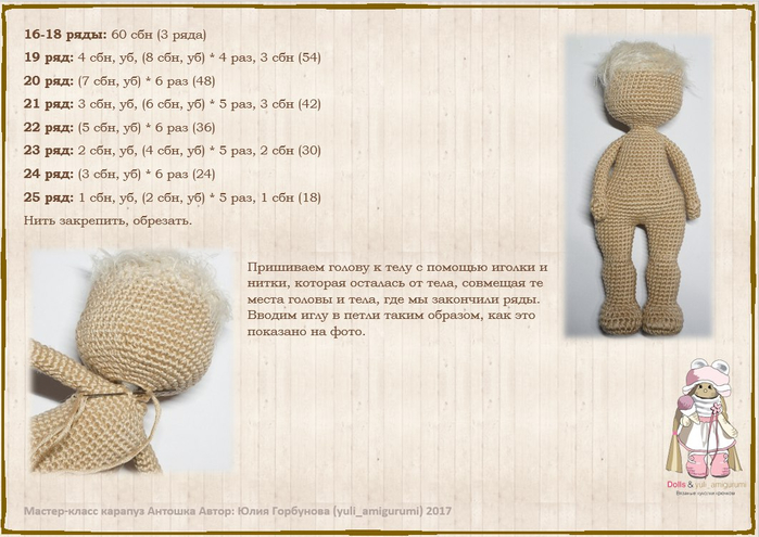 Мастер-класс вязание кукол крючком: 125 авторских схем с фото для любителей и профессионалов с подробным описанием, как делать