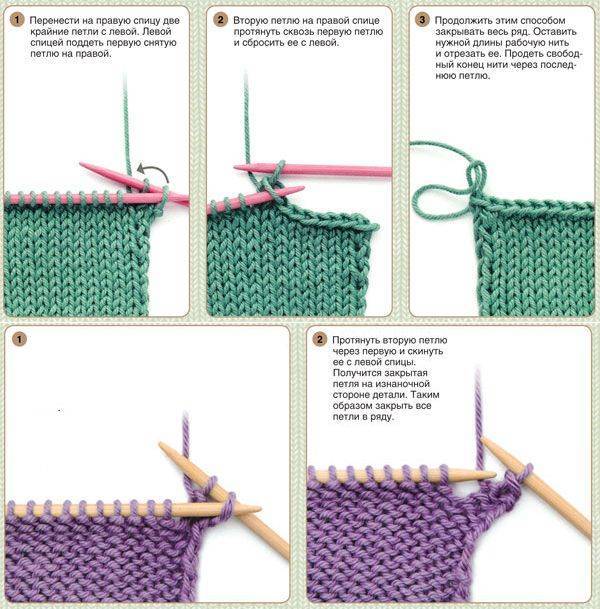 Зубчатый край спицами: примеры вязания (фото и схема)