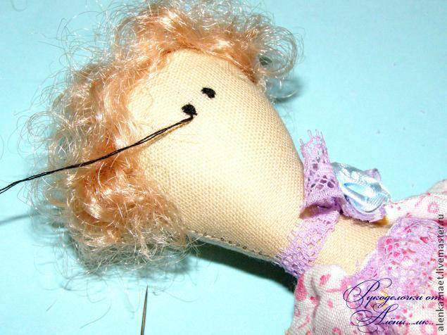Как вышить глаза вязаной кукле или игрушке нитками мулине: мастер класс