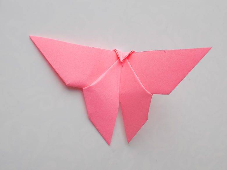 Как легко сделать бабочку оригами из бумаги пошаговая инструкция