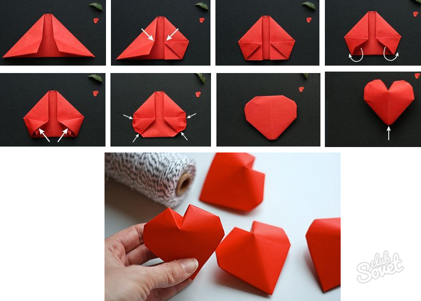 Сердце оригами из бумаги: схема и видео подборка совершенно бесплатно