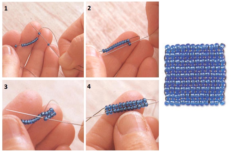 Плетение из бисера, простые и сложные способы сделать браслет