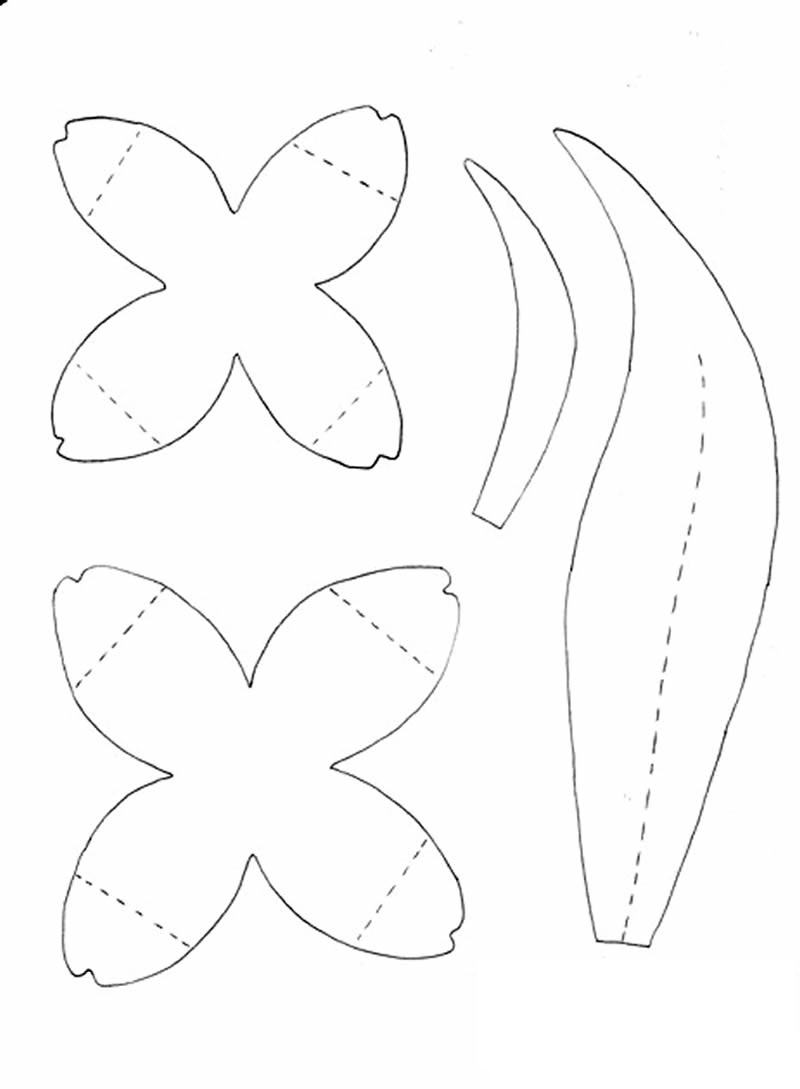 Нарцисс из бумаги: схема своими руками - сайт о рукоделии
