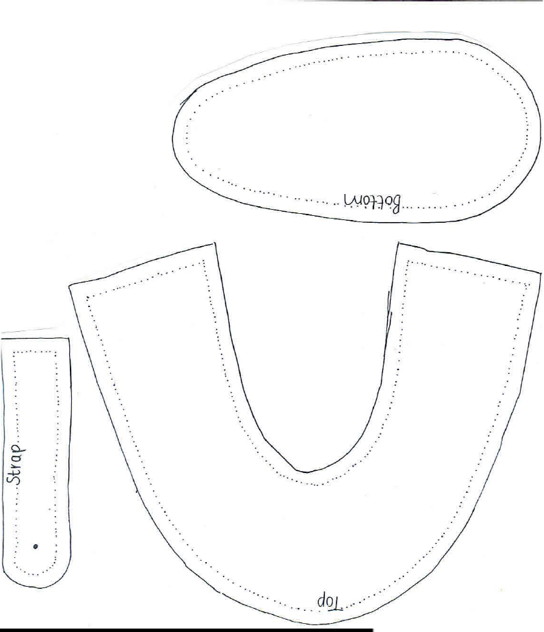 Башмачки из фетра выкройки и схемы