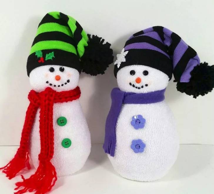 Поделка снеговик: пошаговый мастер-класс и варианты изготовления снеговика своими руками