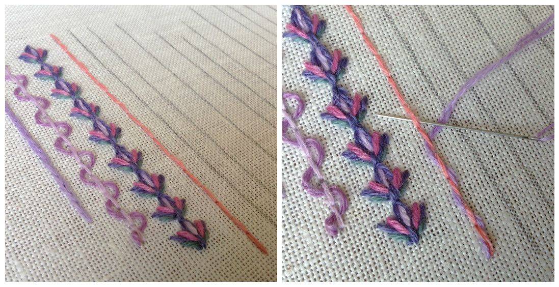 Бэкстич (back stitch) — подробная инструкция, как вышивать пошагово