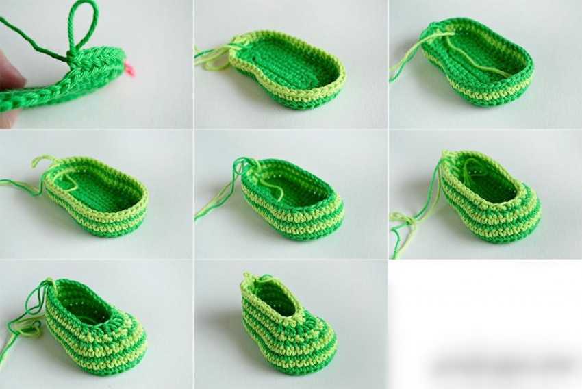 Пинетки-туфельки крючком: как связать своими руками обувь для маленькой принцессы