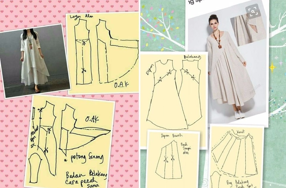Шьём сами: простые выкройки платьев, юбок и туник в стиле бохо-шик
