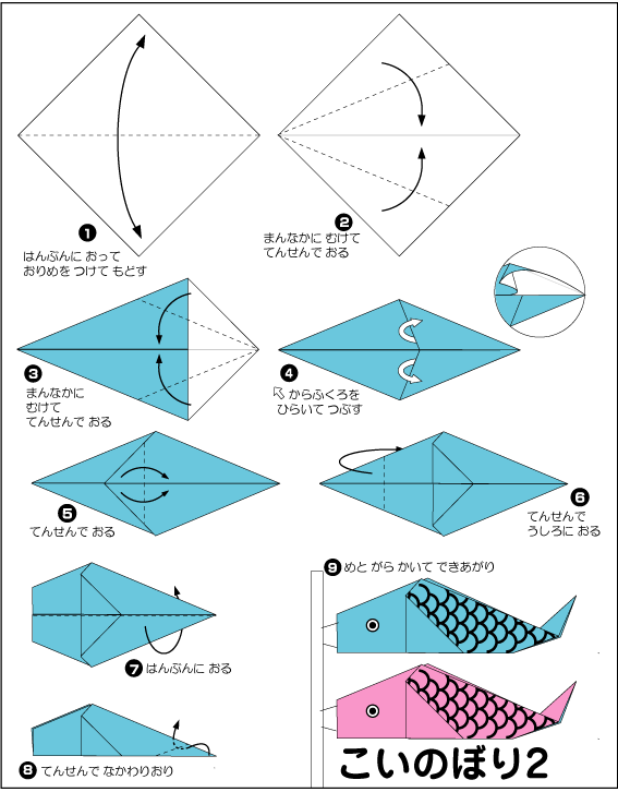Рыбка из модулей оригами схема сборки. модульное оригами