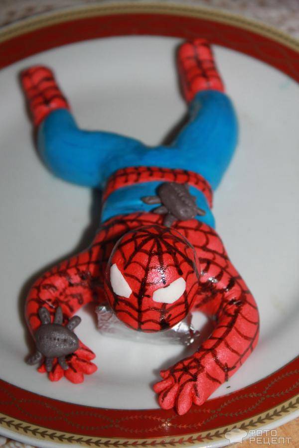 Человек-паук из пластилина - как сделать пошагово с фото