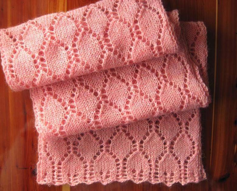 Схемы женских ажурных шарфов спицами - лучшие модели 2018 года и подробное описание их создания