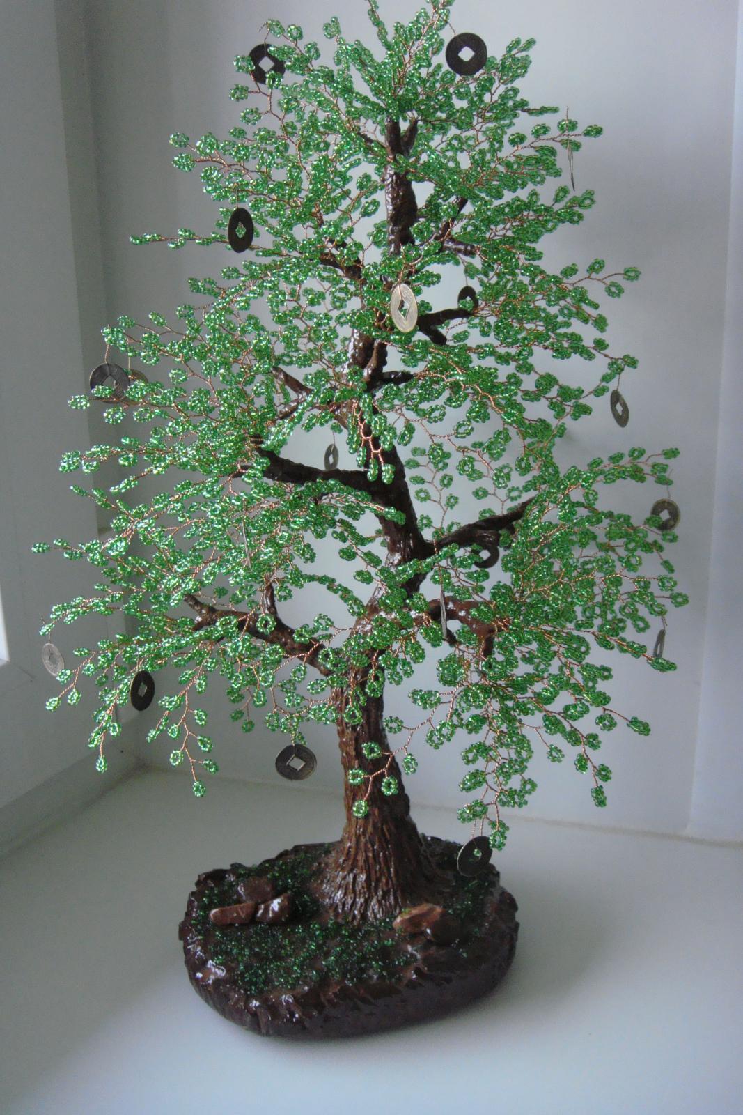 Дерево из бисера - схемы и описание