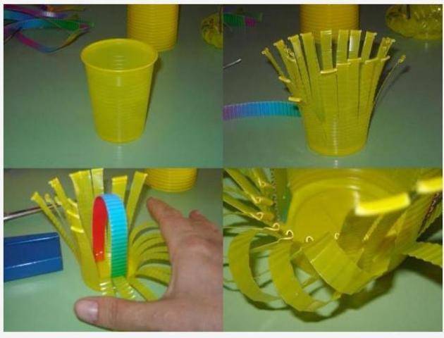 Поделки из стаканчиков - 90 фото идей изделий из пластиковых одноразовых и бумажных стаканчиков