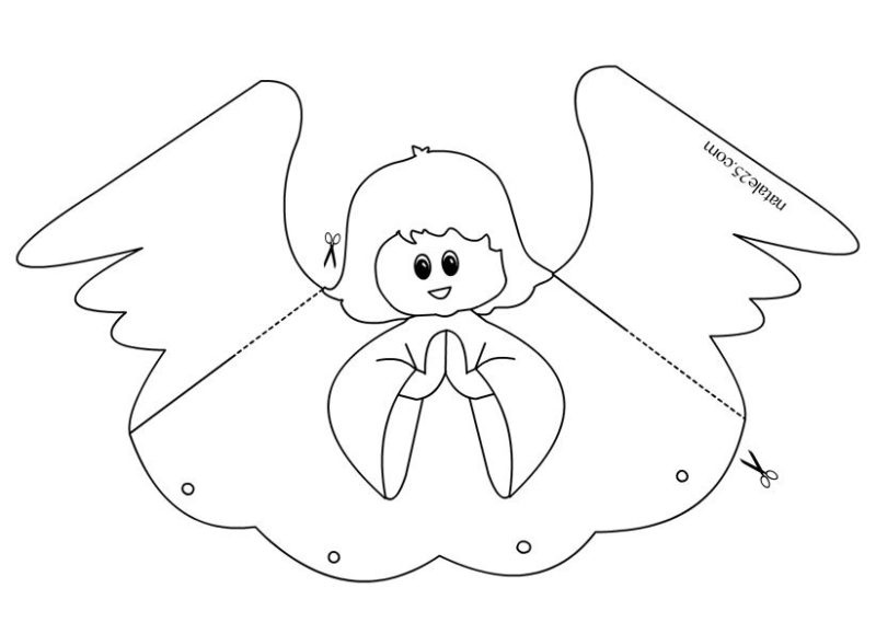 Ангел из бумаги - инструкция с простыми схемами и шаблонами, выбор материалов для изготовления своими руками