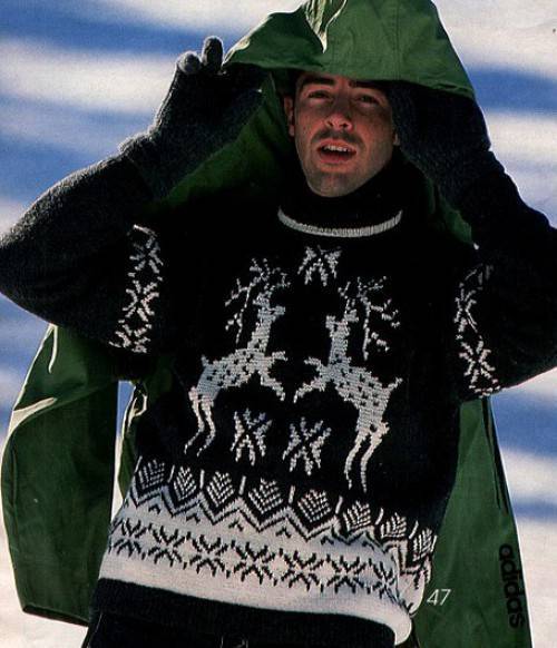 Вязание свитера с оленями по схеме с фото и видео сопровождением