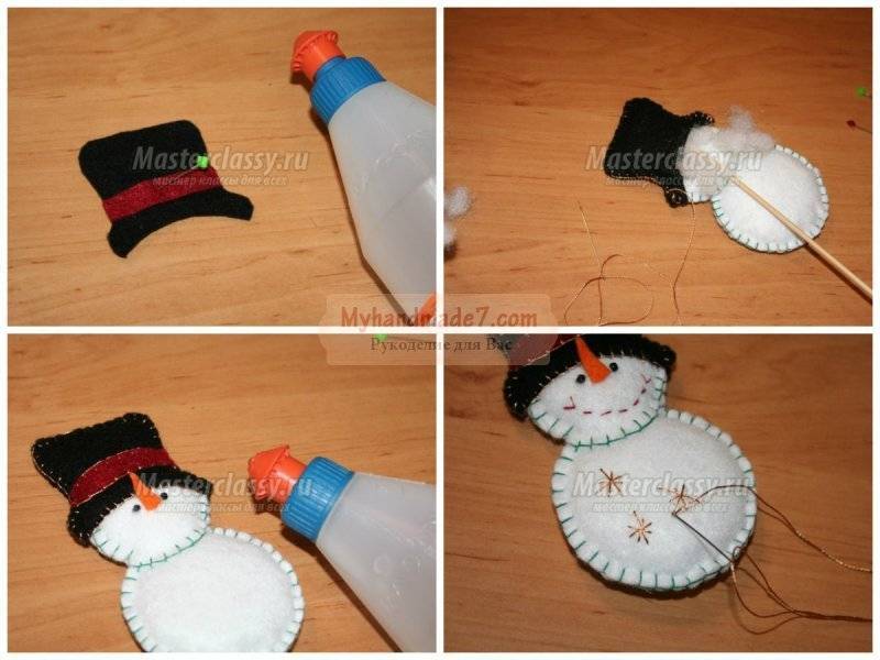 Снеговики своими руками: пошаговые мастер-классы на новый год