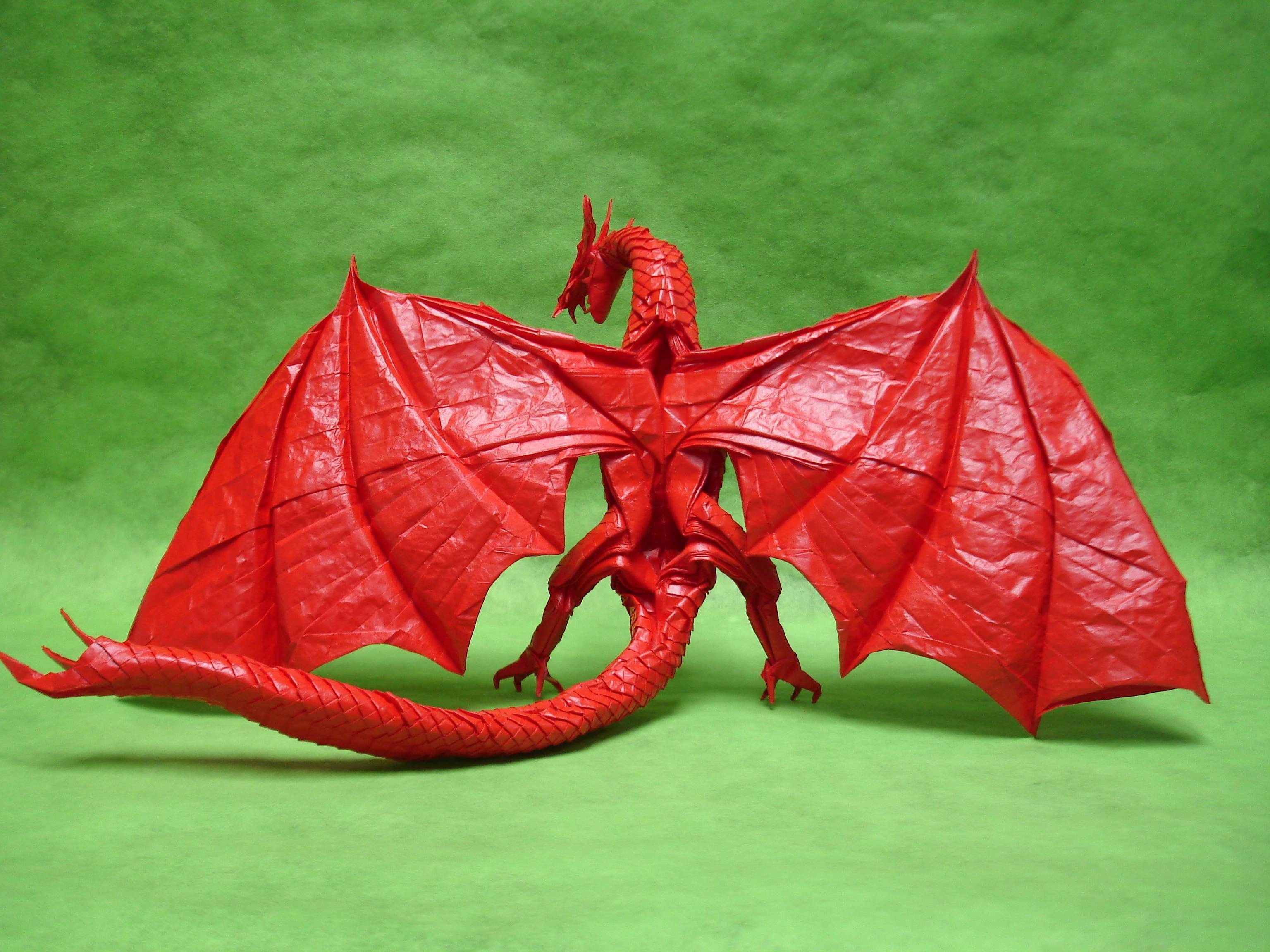 Модульное оригами для начинающих: как сделать пошагово китайского дракона